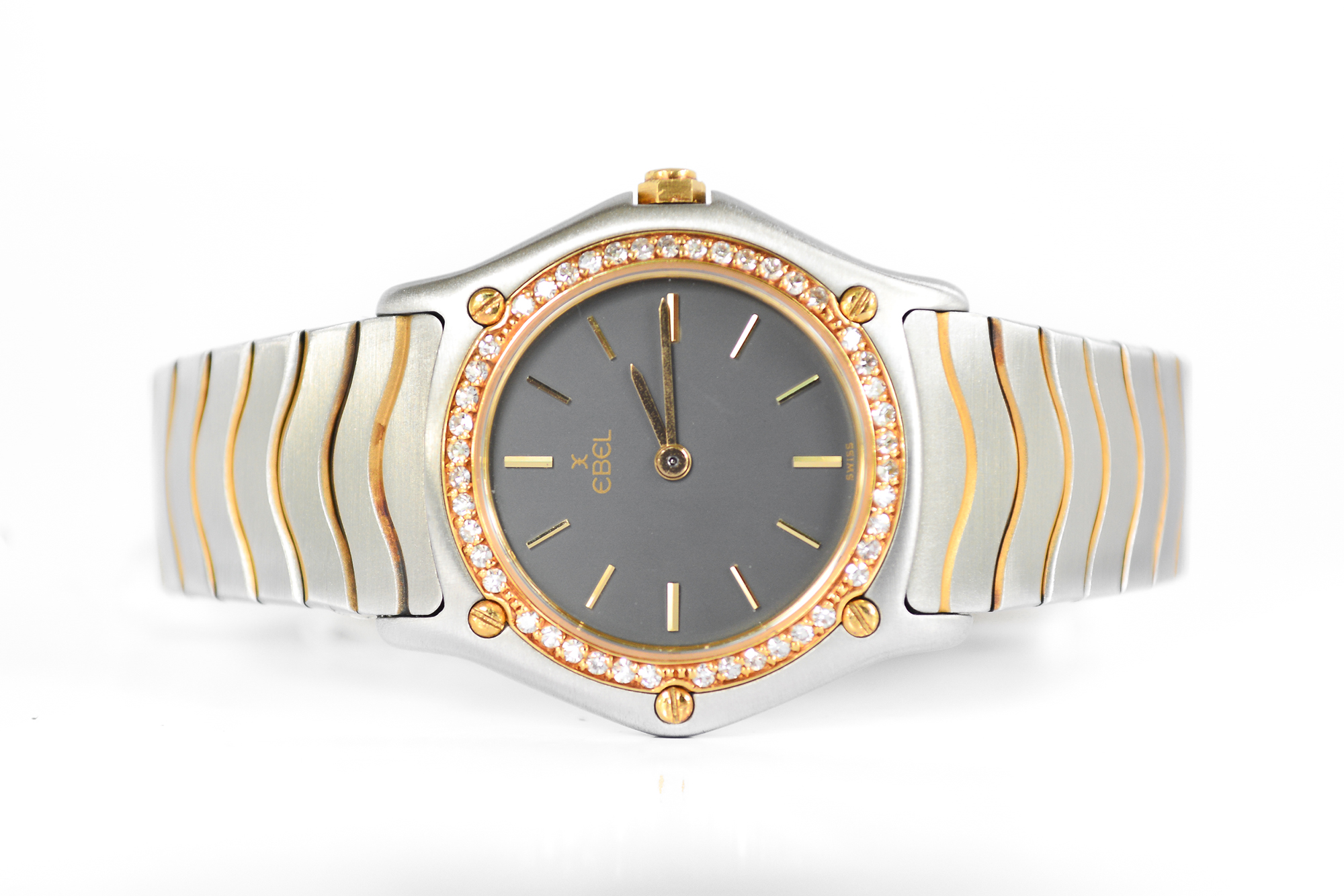 Ebel Classic Lady Size สองกษัตริย์ ทอง 18K ขอบเพชร (Sold)