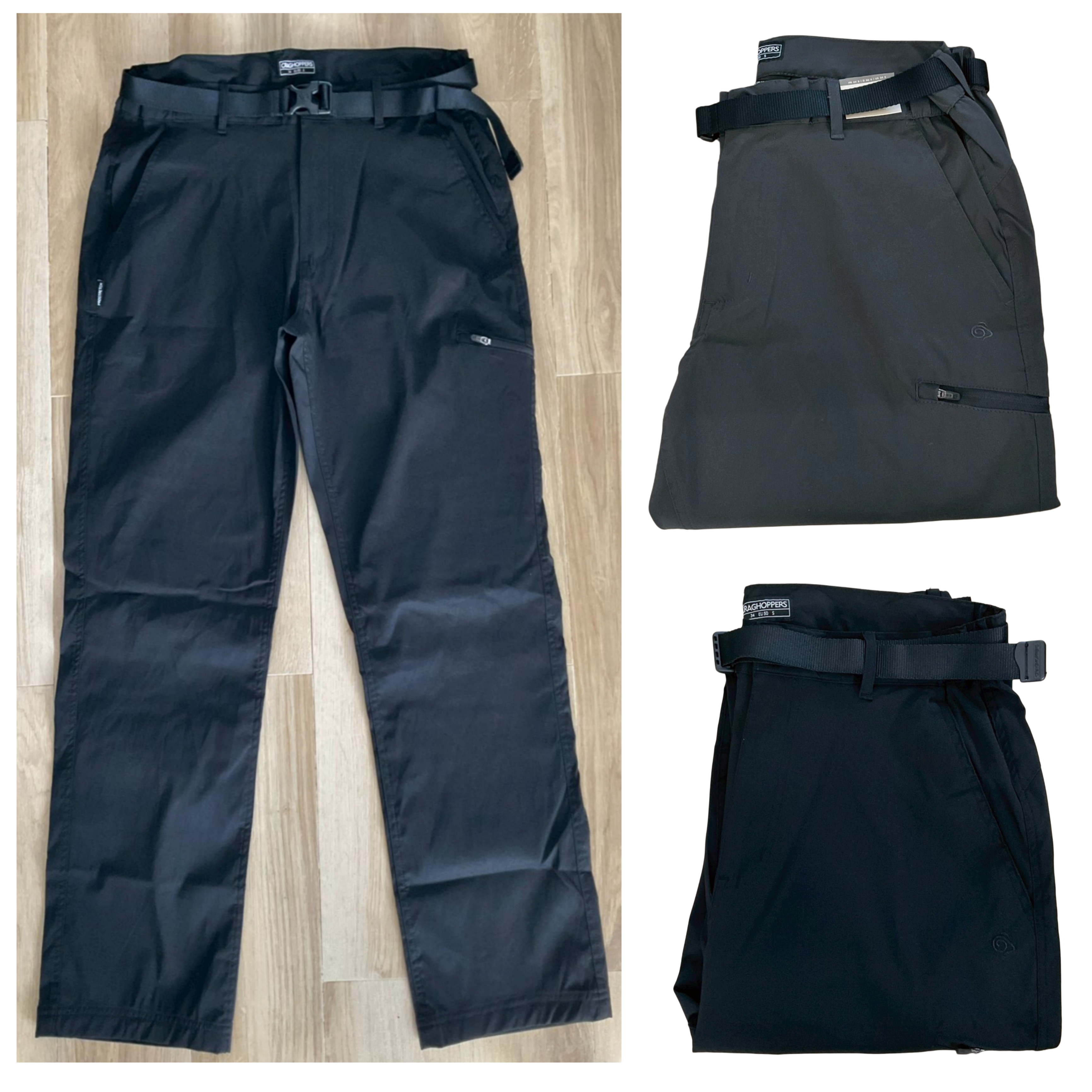 Craghoppers Men's Kiwi Pro Stretch Trousers with Belt