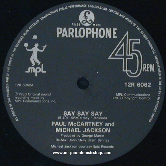 Paul McCartney & Michael Jackson - Say Say Say