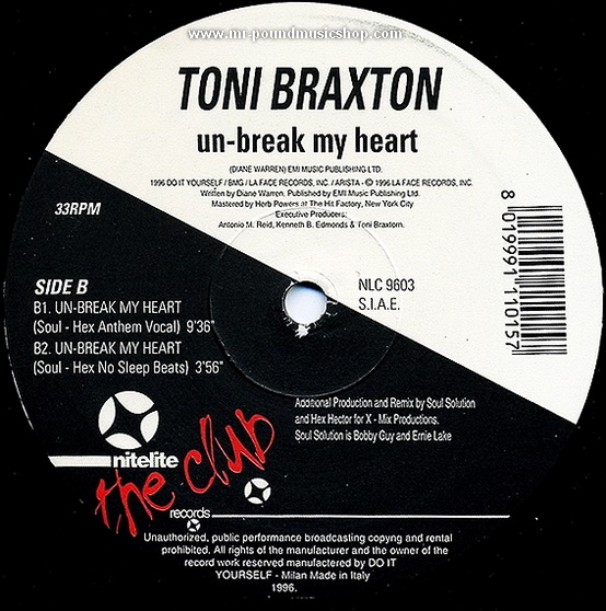 Toni Braxton - Un-Break My Heart