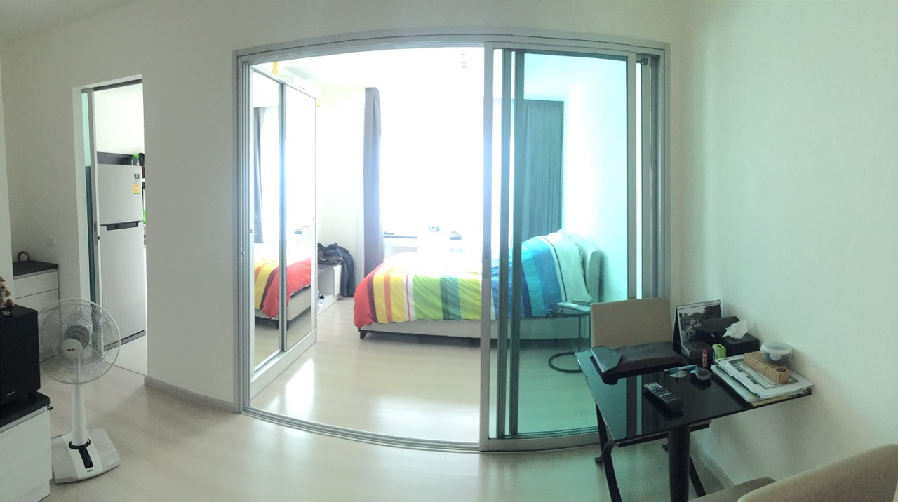 ขาย / ให้เช่า คอนโด Life Ratchadapisek 1 ห้องนอน 1 น้ำ ราคา 22,000 / เดือน พื้นที่ 39 ตร.ม. อาคาร A ชั้น 18 ระเบียงหันทิศเหนือ หัวนอนหันทิศตะวันออก ไม่โดนแดด