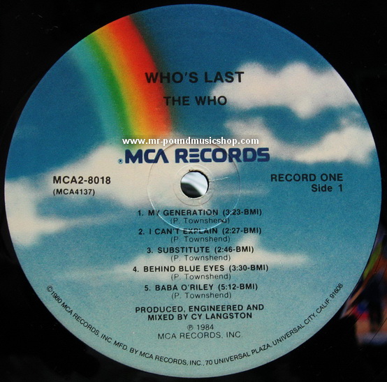The Who - Who's Last