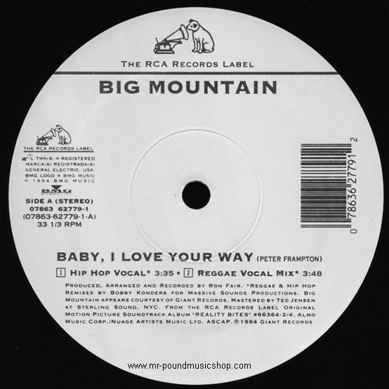 Big Mountain - Baby, I Love Your Way (Ost. Reality Bites)
