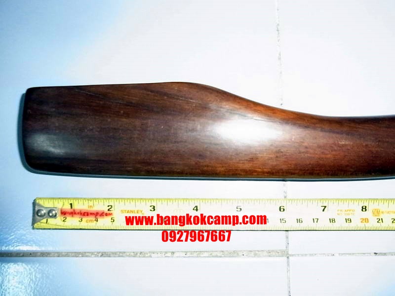 ด้ามขวานไม้มะค่า ยาว59 ซม. ขัดเนียน