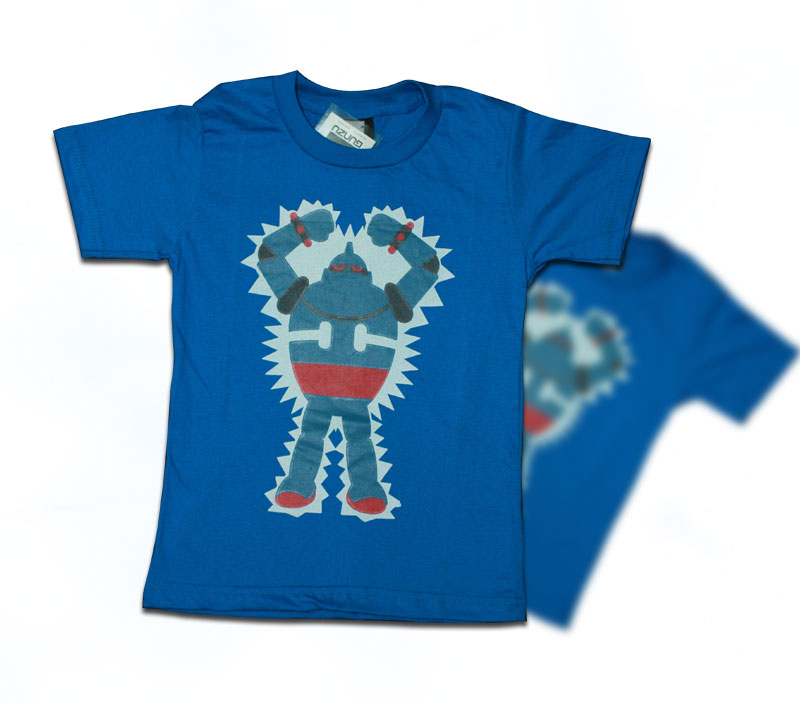 T-Shirt เสื้อยืดเด็ก เสื้อยืดกันดั้ม Tetsujin (Zaku II) สุดเท่ห์ สีฟ้า จากร้าน GUNZU !!โปรโมชั่น (พร้อมส่ง) เสื้อยืดเด็ก!!