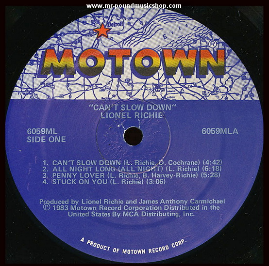 Lionel Richie - Can't Slow Down