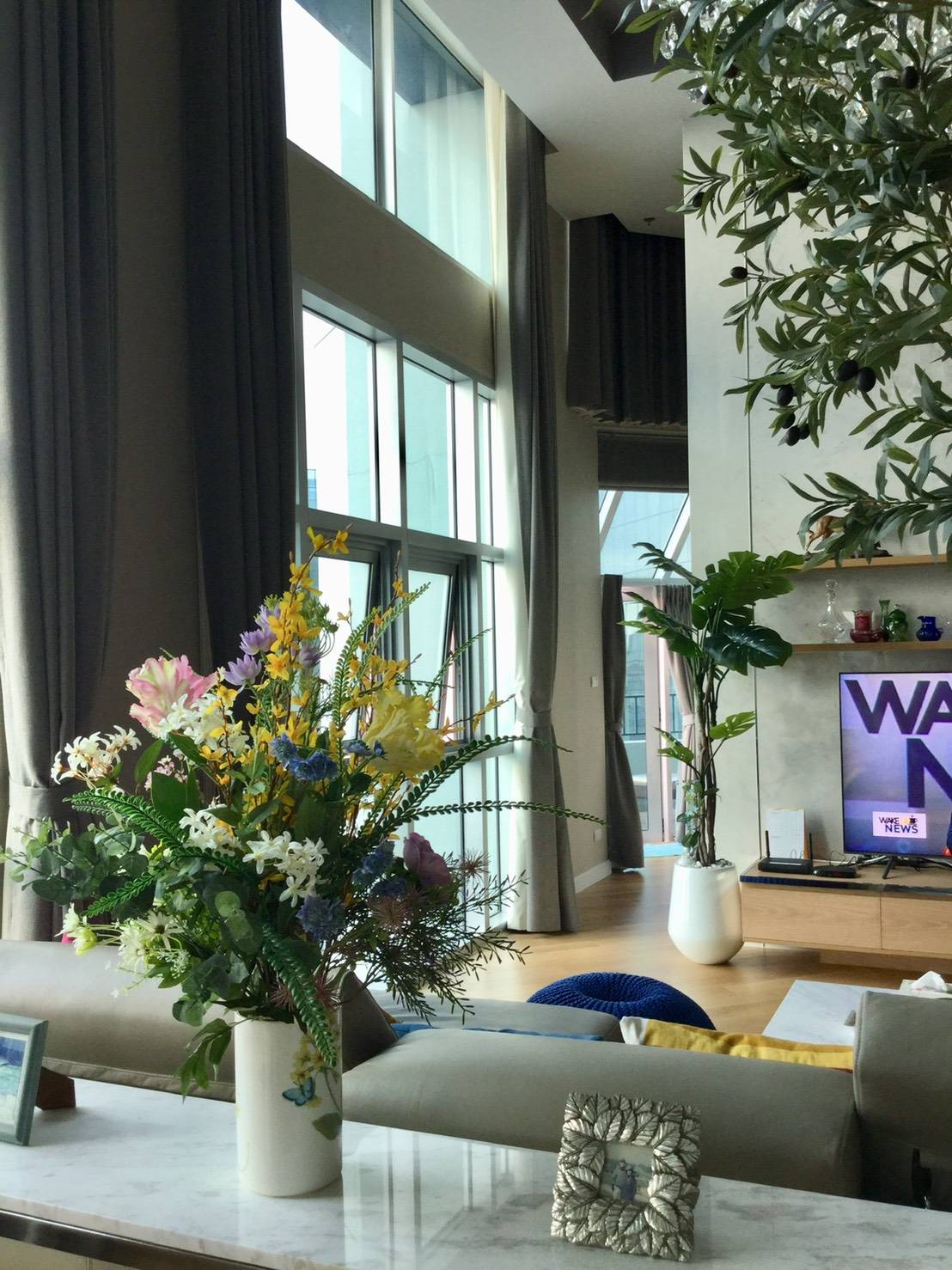 ขายคอนโด Belle Grand Rama 9 (เบ็ล แกรนด์ พระราม 9) ห้องเพ้นเฮ้าส์ penthouse fully furnished แบบ 2 ห้องนอน