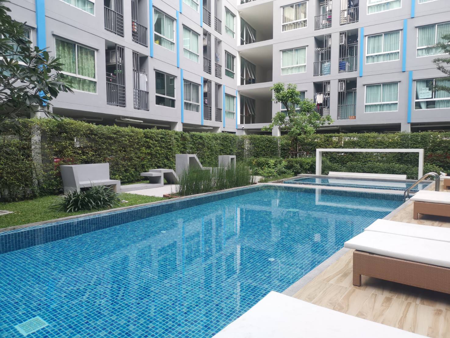 ให้เช่า คอนโด เดอะ คิท พลัส สุขุมวิท113 The Kith Plus SUKHUMVIT 113 1ห้องนอน 1 ห้องน้ำ ขนาด 28 ตร.ม.