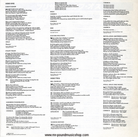 Ozzy Osbourne - Blizzard Of Ozz