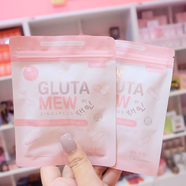Gluta Mew Zinc Plus กลูต้ามิว ซิงค์ พลัส สูตรใหม่ ลดสิว ผิวขาว