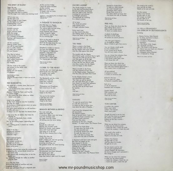 Rush - Exit...Stage Left