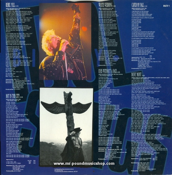 Billy Idol - Idol Songs - 11 Of The Best