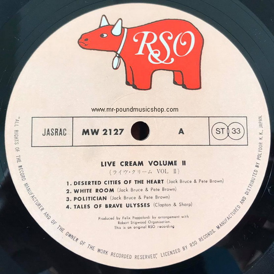 Cream - Live Cream Volume II