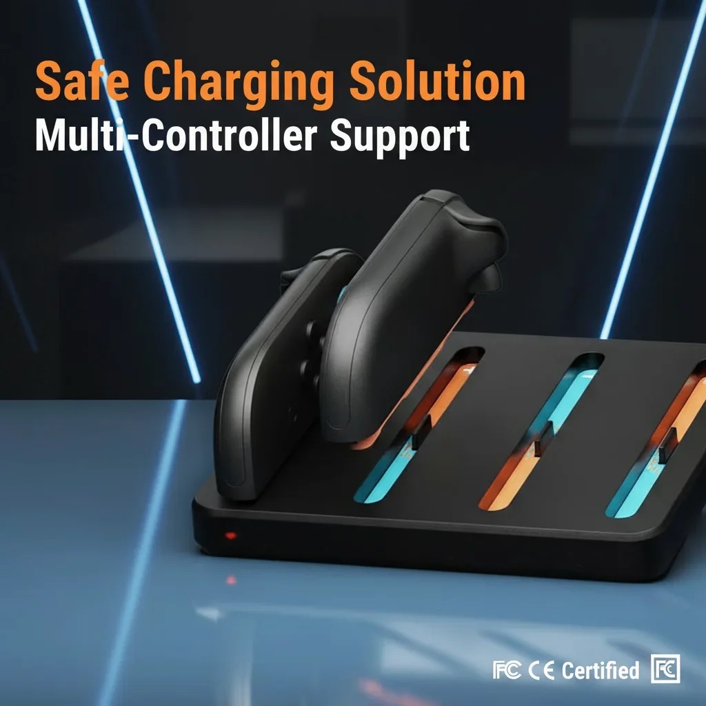 Savage Raven by Skull & Co. Joy-Con Charging Dock 4 in 1 for Nintendo SWITCH 2 (รุ่นปี 2025)