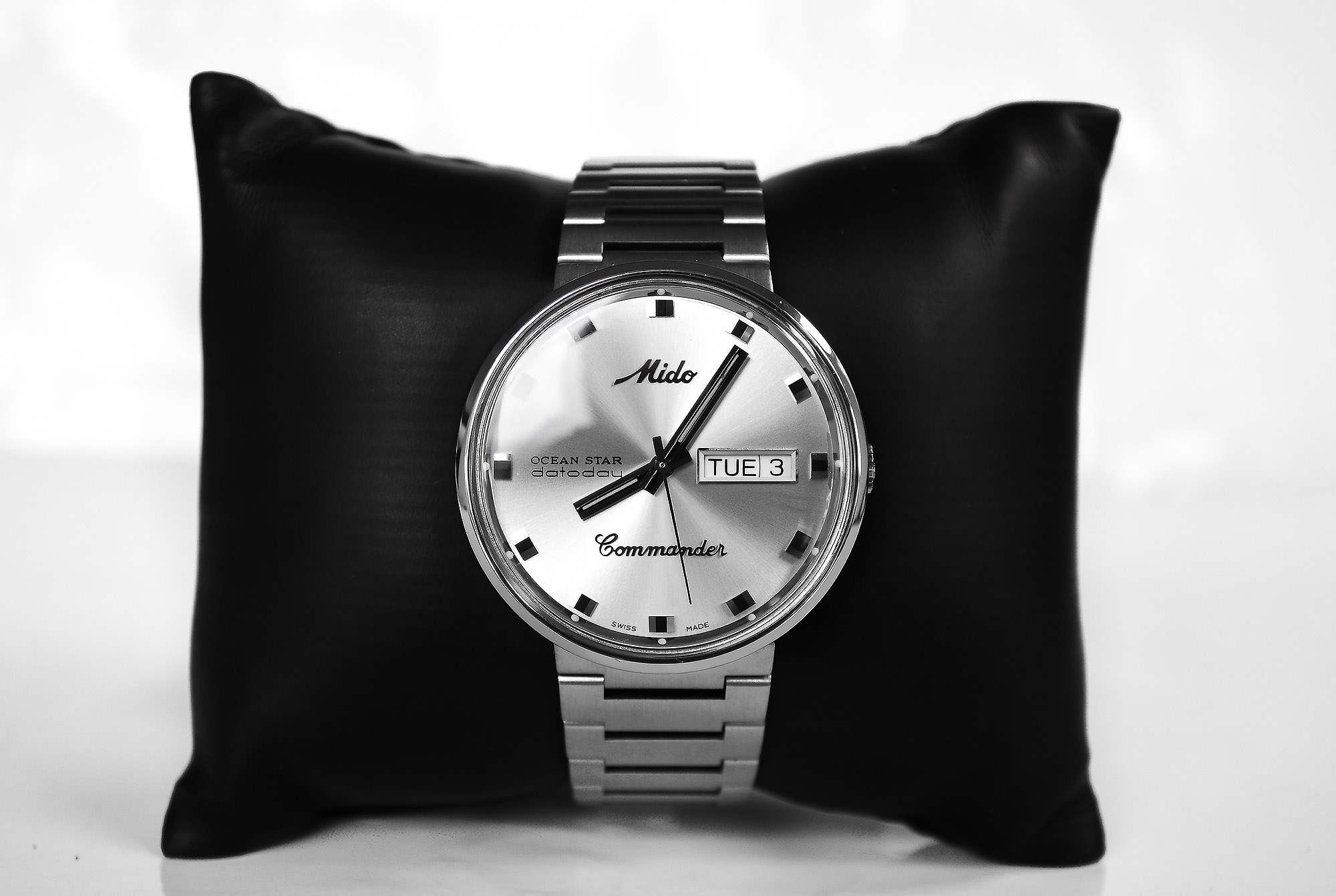 Mido Commander Aquadur รุ่นใหม่ เรือนเหล็ก (Sold)