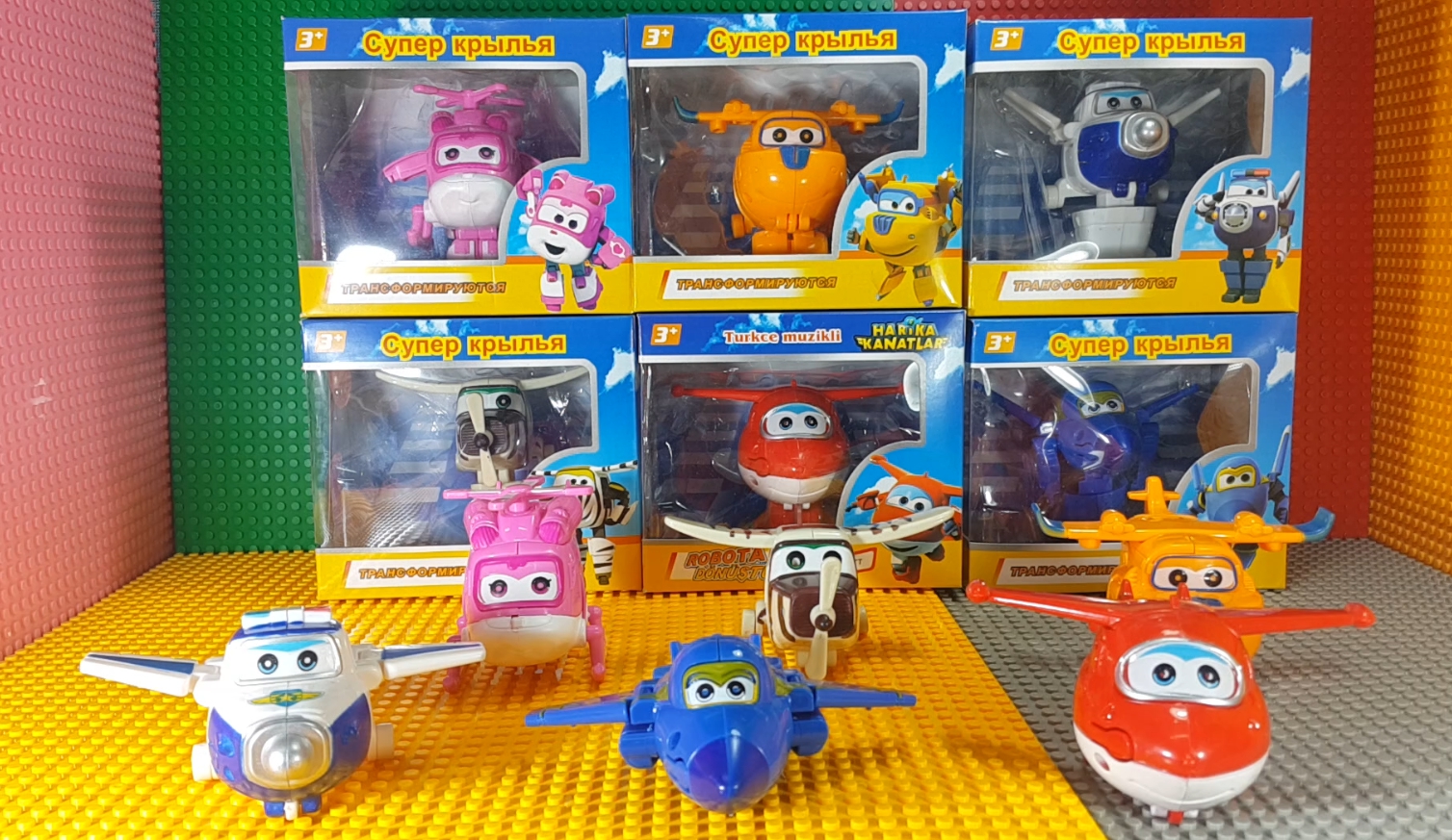 ซุปเปอร์วิง เซท 6 ตัว แปลงร่างได้ NEW - Super Wing Set of 6