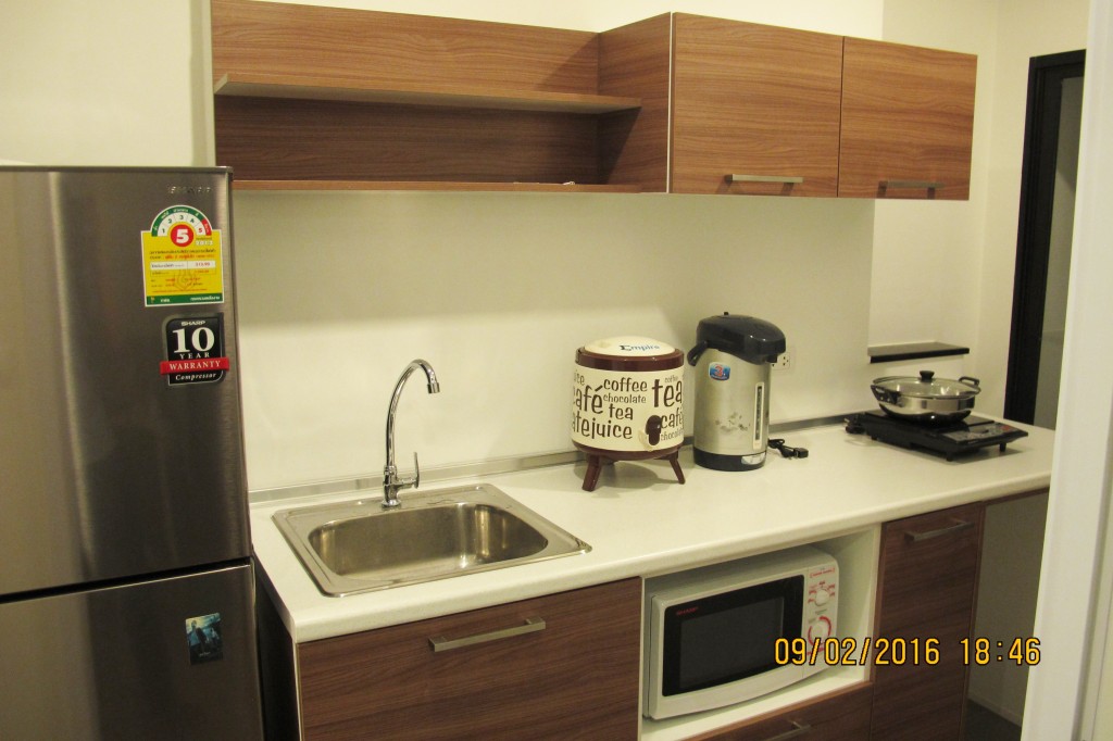 ให้เช่าคอนโดเดอะ ทรี อินเตอร์เชนจ์ (The Tree Interchange) 1 ห้องนอน ขนาด 36 ตร.ม. ชั้น 18 ทิศใต้ วิวแม่น้ำ