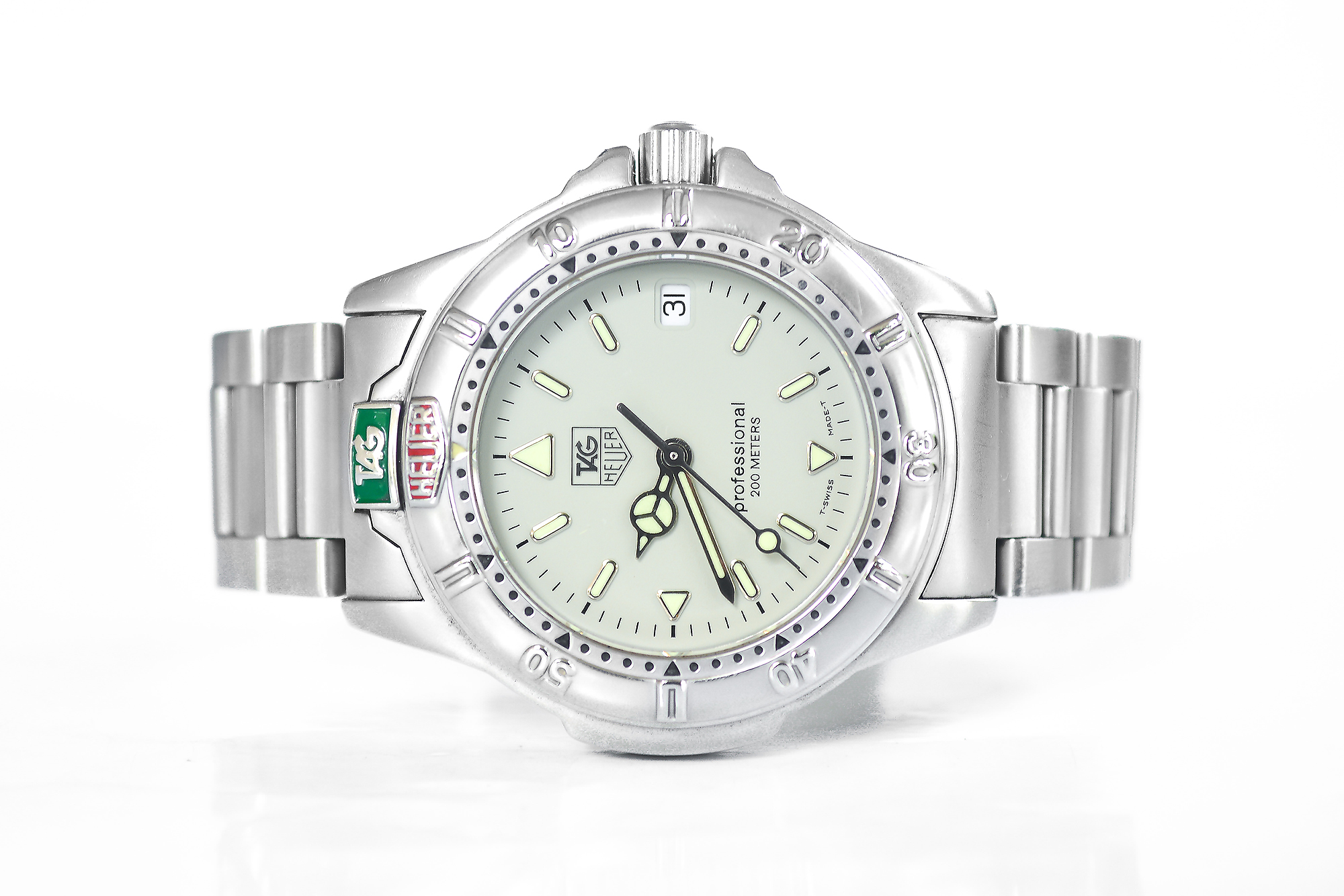 Tag heuer S4000 Boy Size บรอนซ์เงิน (Sold)