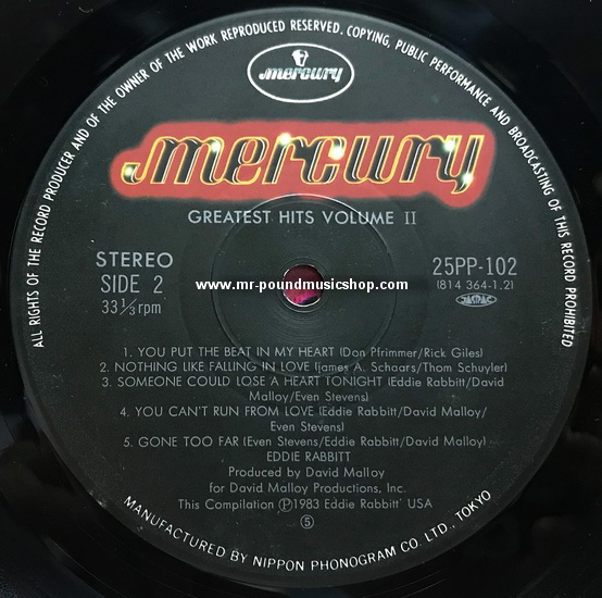 Eddie Rabbitt - Greatest Hits Vol. II