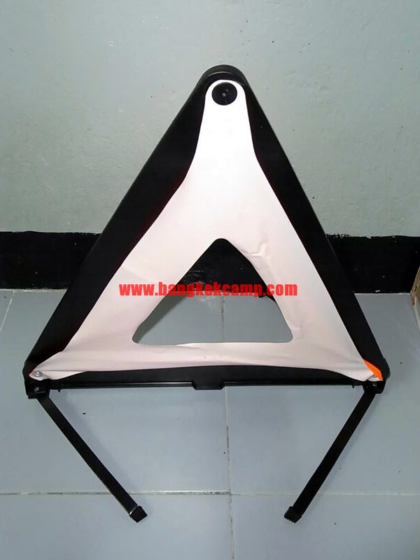 ทับทิม ป้ายสามเหลี่ยมฉุกเฉิน ป้ายสะท้อนแสง พร้อมกล่องเก็บ