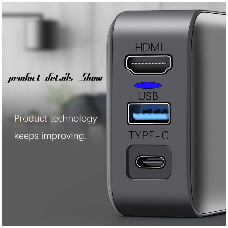 AC Adapter & TV Dock Function 2in1 แปลงสวิชเล่นบนทีวีแบบพกพา