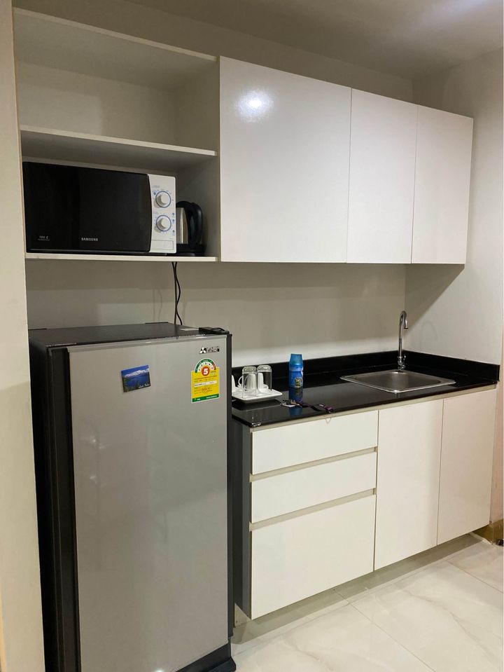 ขาย / ให้เช่าคอนโด Swift Condominium (สวิฟท์ คอนโดมิเนียม) 1 ห้องนอน 29 ตรม. ชั้น 8 ใกล้ม.เอแบคบางนา ห้องแต่งครบพร้อมอยุ่