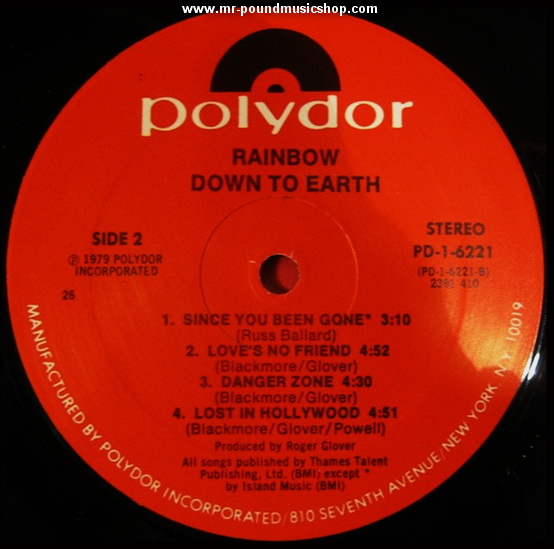 Rainbow - Down To Earth