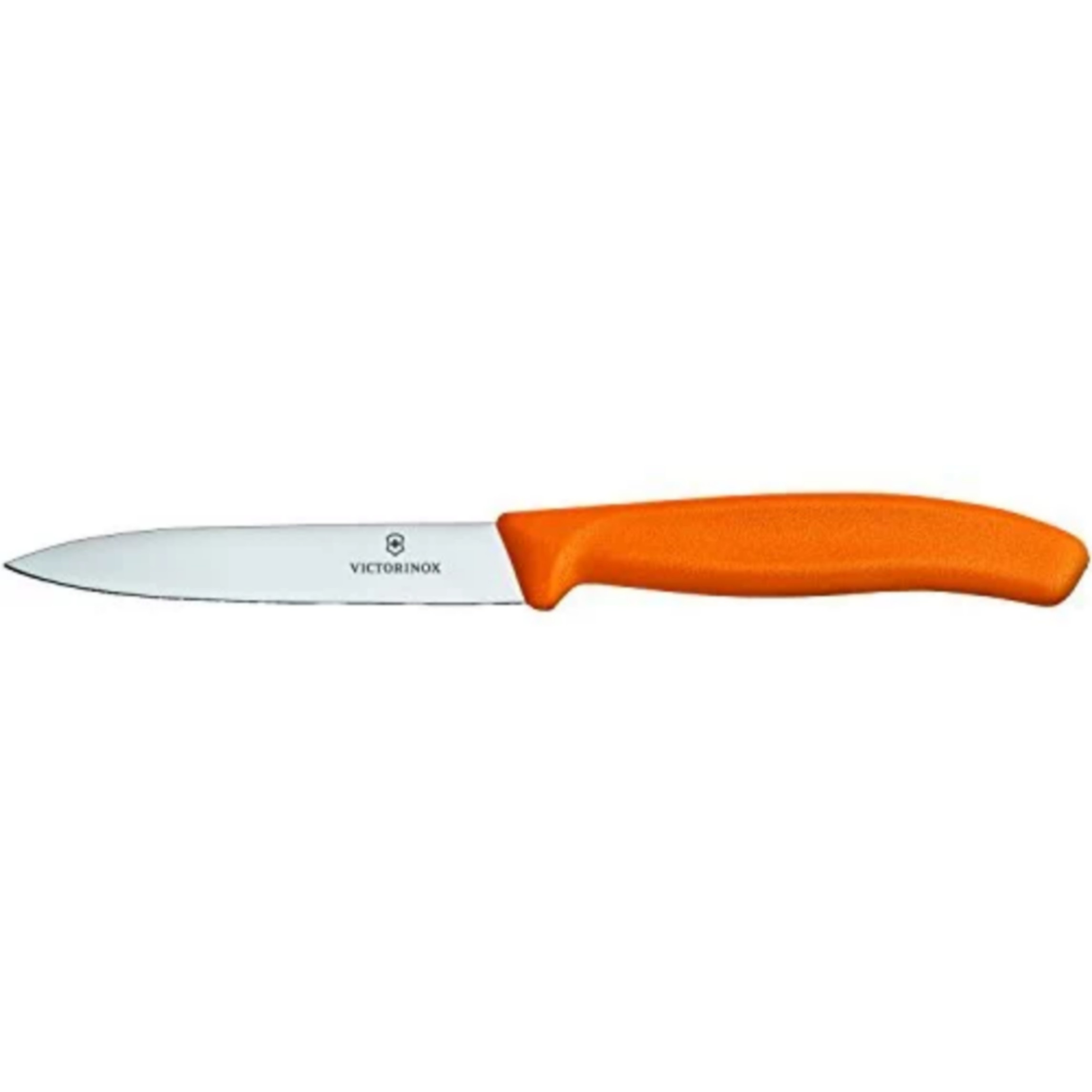 มีดครัว Victorinox Paring Knife 10 cm ใบเรียบ ด้ามส้ม (6.7706.L119)