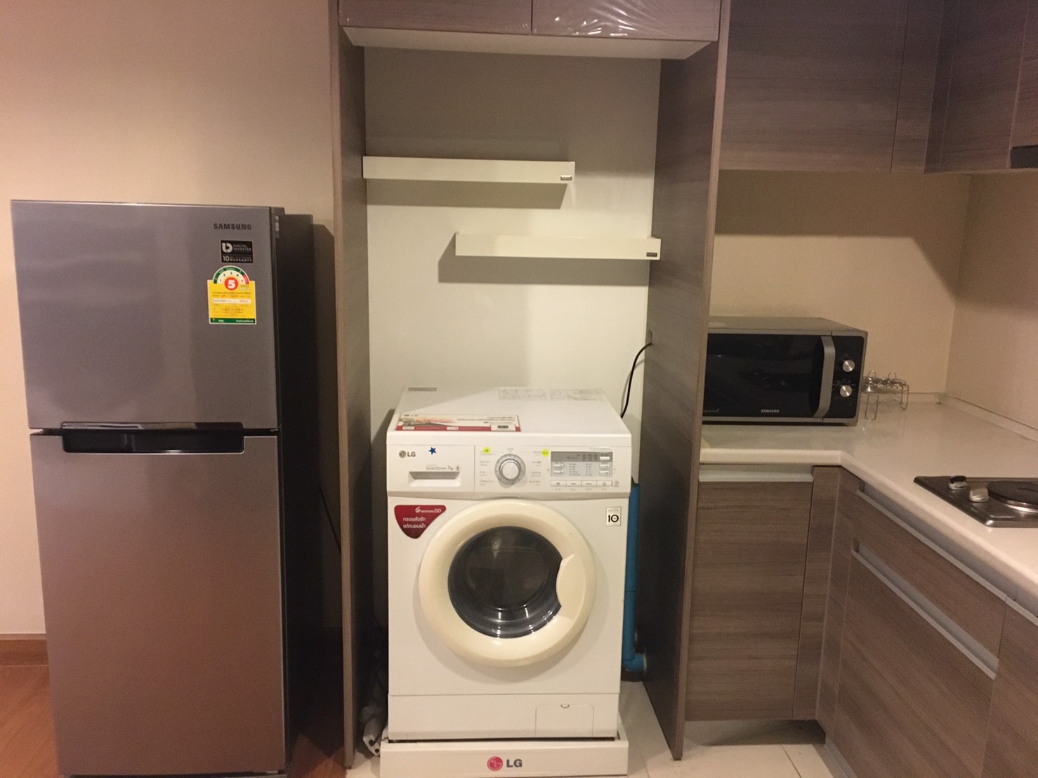 ให้เช่าคอนโด Belle Grand Rama 9 : เบลล์ แกรนด์ พระราม 9 ขนาด 49.05 ตรม 1 ห้องนอน 1 ห้องน้ำ ชั้น 22 ตึก D2 วิวเมือง