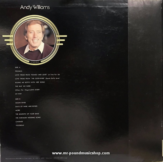 Andy Williams - Gold Disc