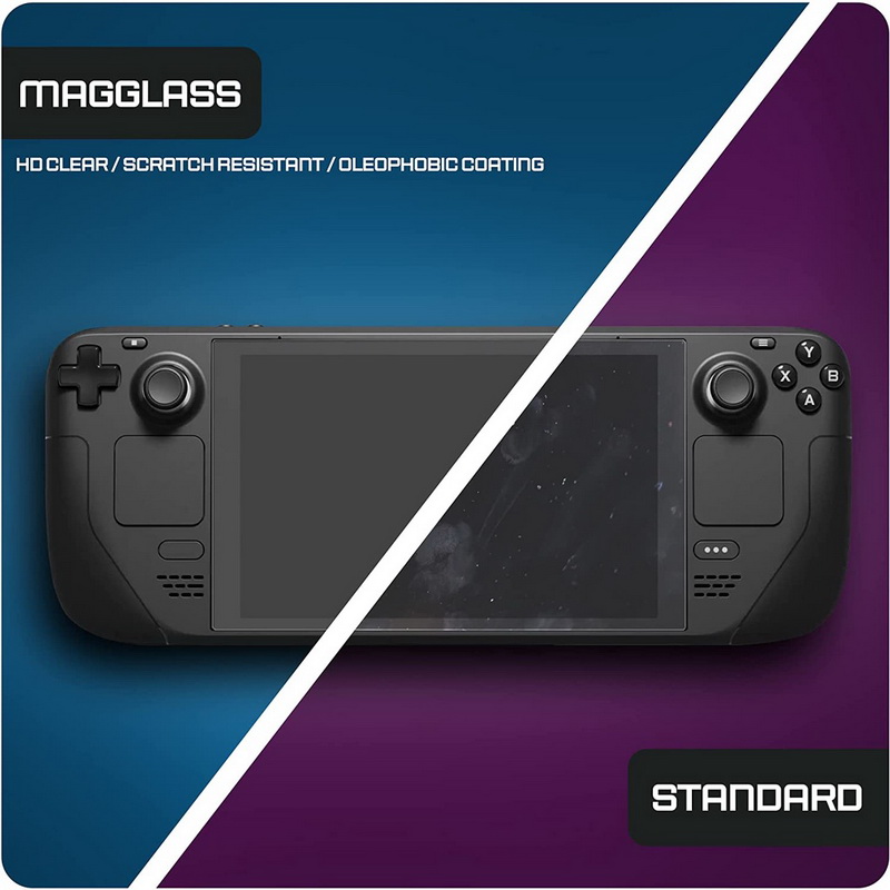 IINE Steam Deck LCD&OLED ฟิล์มกระจกใสนิภัยชัดแจ๋ว HD Clear แข็งระดับ 9H