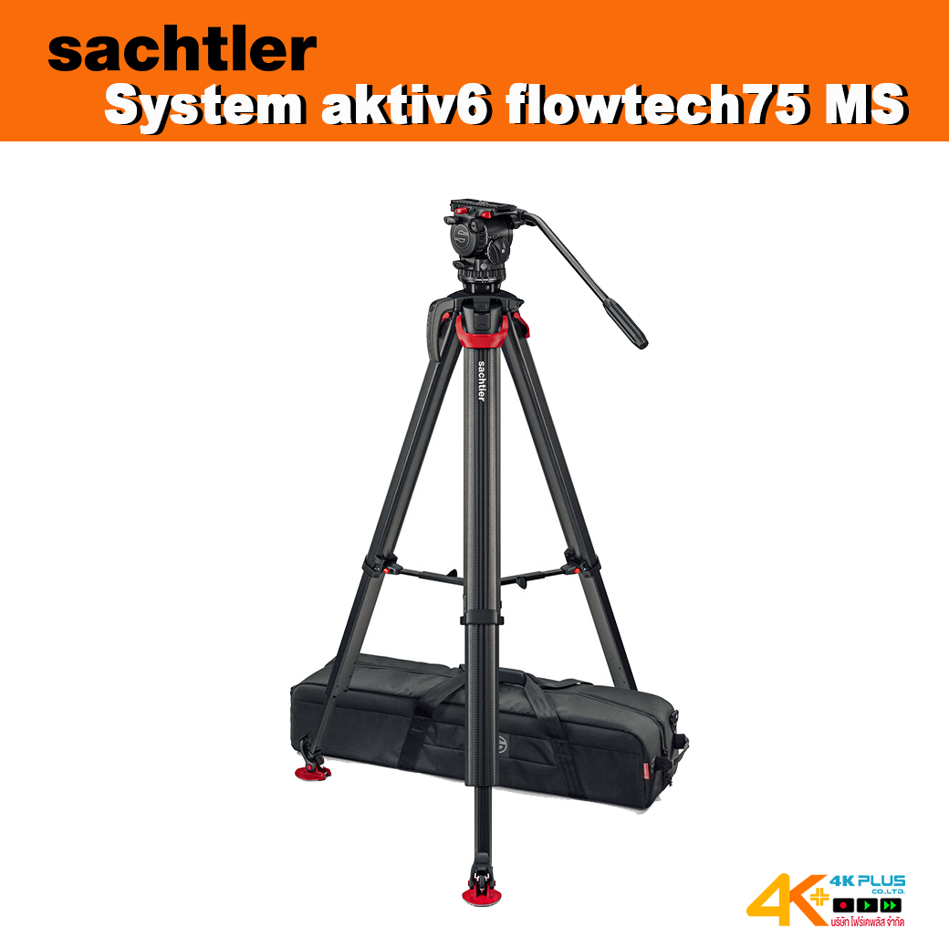 Sachtler Aktiv6 flowtech75 MS Tripod System
