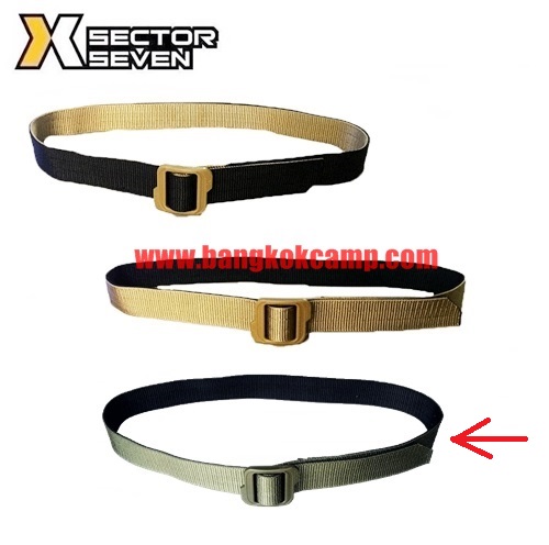 เข็มขัด SECTOR SEVEN สลับข้าง-ใส่ได้2สี ดำ-เขียว