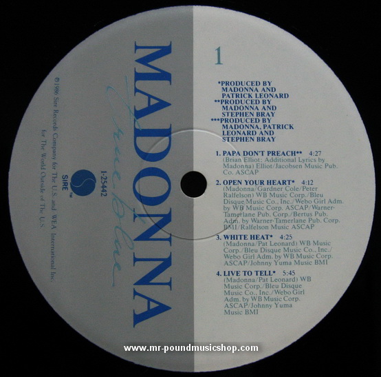 Madonna - True Blue