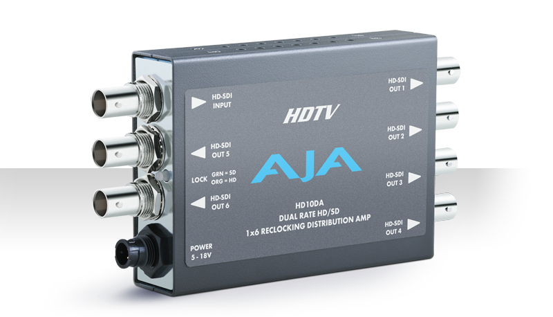 HD10DA - 1x6 HD/SD Distribution Amplifier