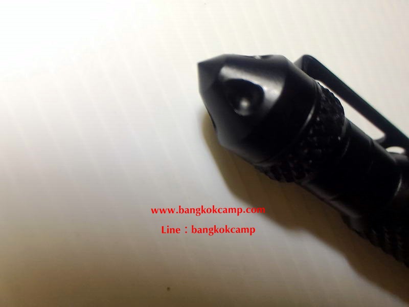 ปากกาต่อสู้ ปากกาแทคนิคอล Tactical Pen ปลายกระแทกกระจกได้ ระบบหมุนเปิด-ปิดหัวปากกา