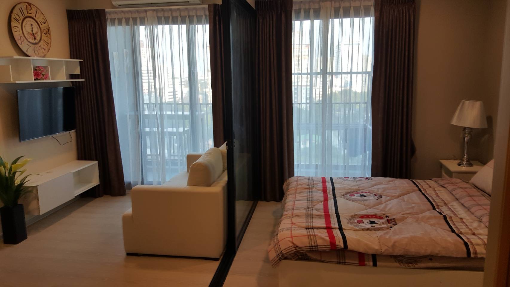 ให้เช่าคอน Condolette Midst Rama 9 (คอนโดเลต มิสท์ พระราม 9) 1 ห้องนอน 1 ห้องน้ำ ชั้น10 วิวสระ ทิศเหนือ ขนาด 35 ตร.ม.