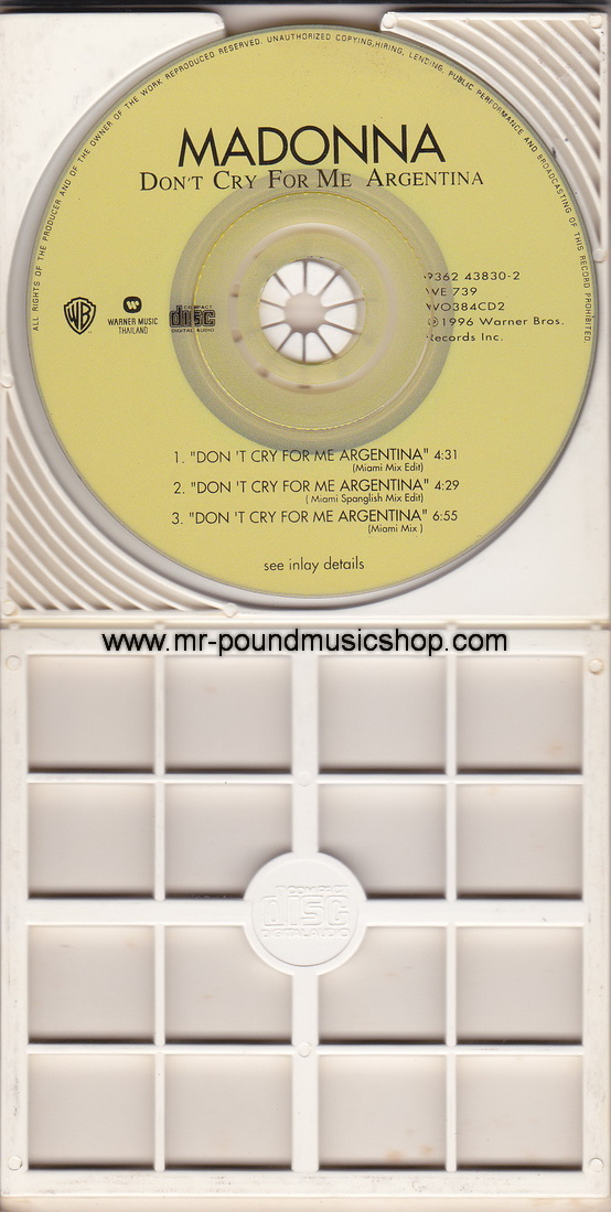 Madonna - Don't Cry For Me Argentina (From OST. Evita)