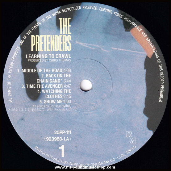 The Pretenders - Learning To Crawl