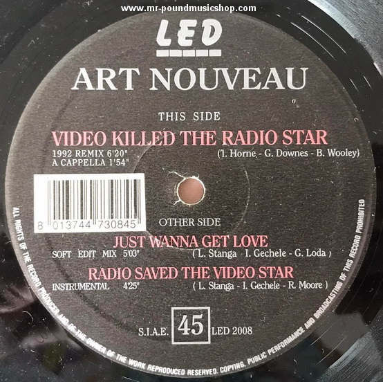 Art Nouveau - Video Killed The Radio Star