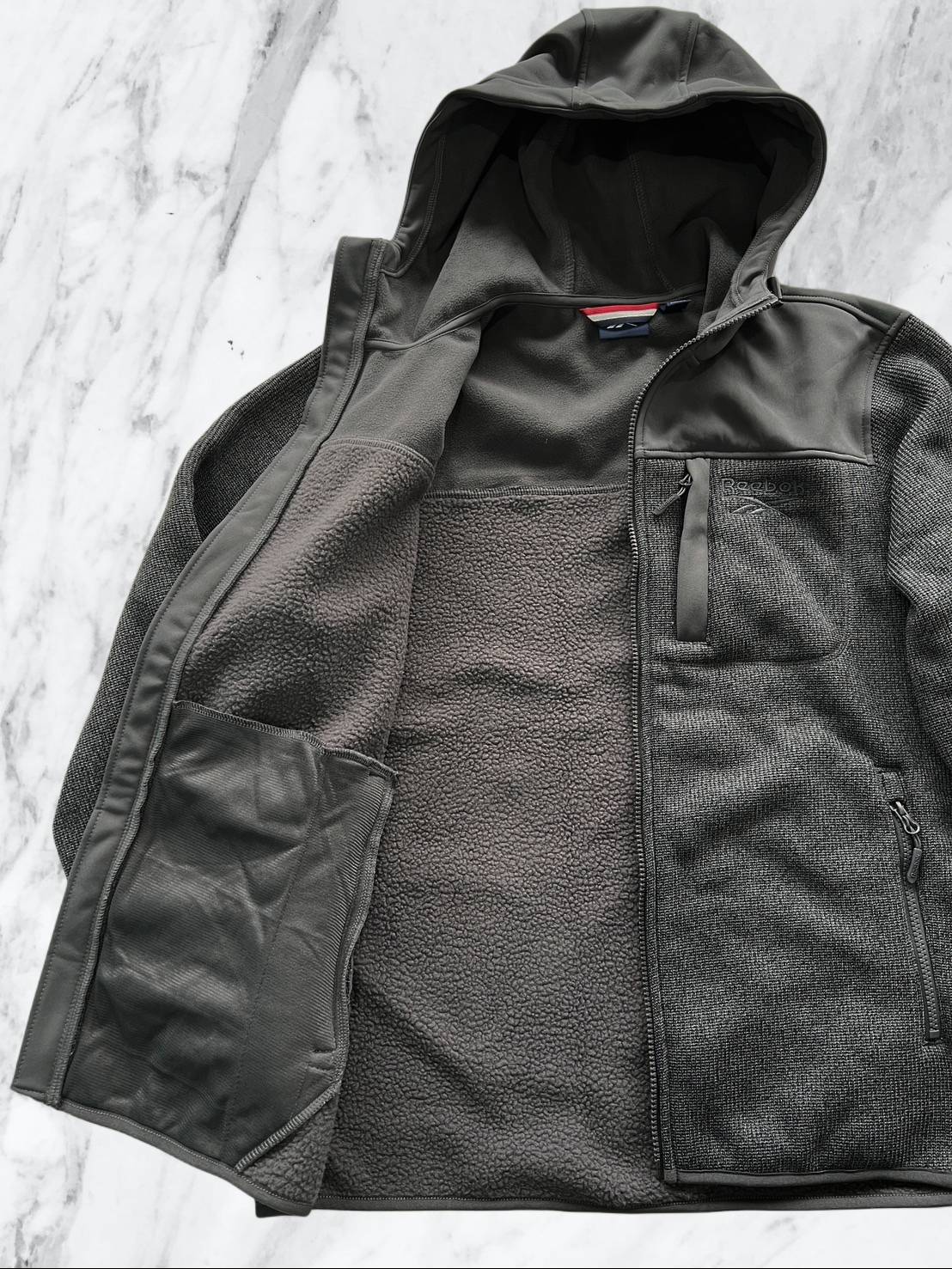 Reebok Fleece Jacket with Zip Chest Pocket