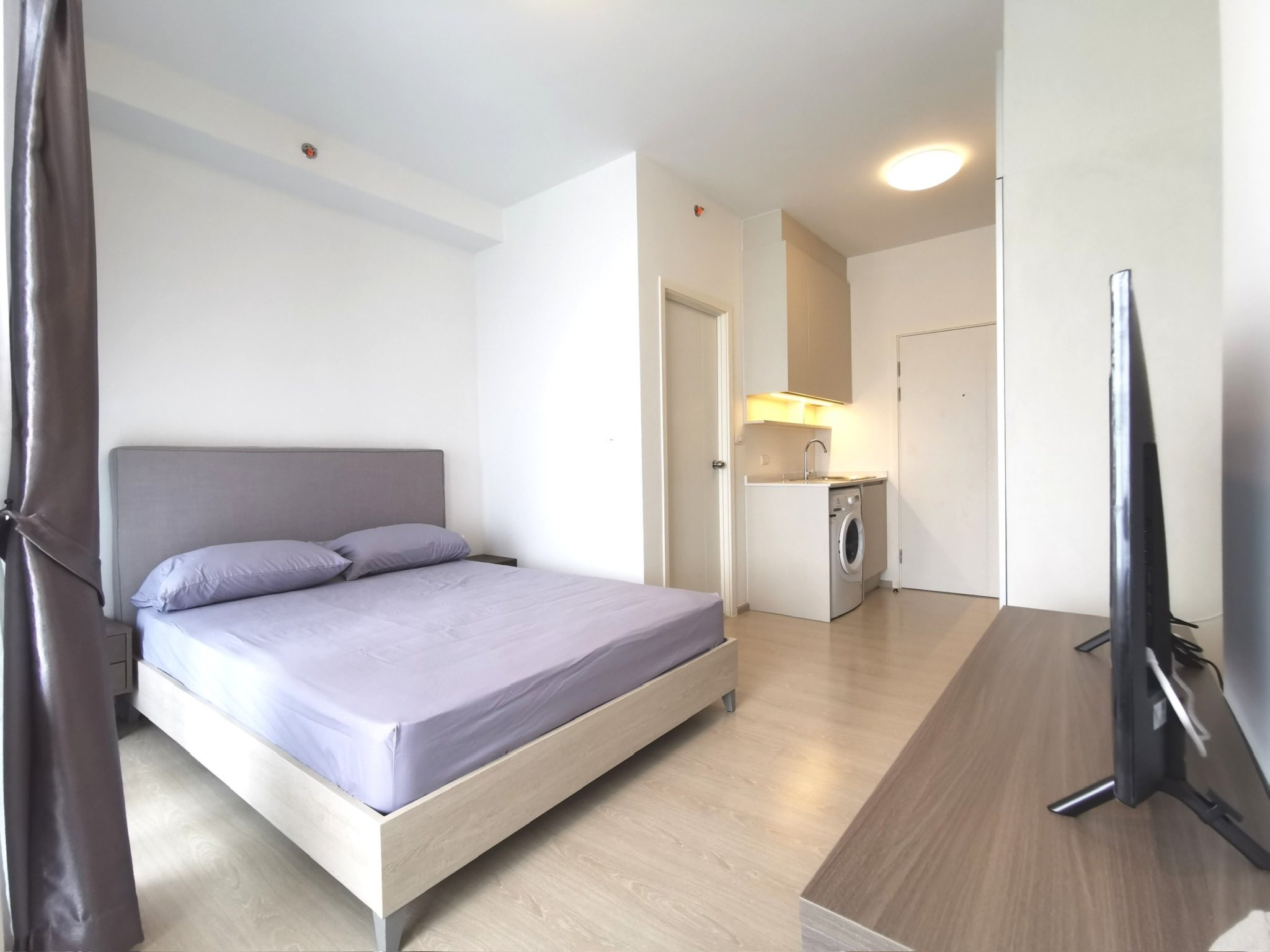 ให้เช่าคอนโดห้องสวย Chapter One Eco รัชดา–ห้วยขวาง พร้อมอยู่ทันที! | รีโนเวทใหม่ทั้งห้อง! วิวโล่ง ทิศใต้ รับลมสบาย