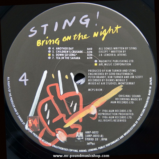Sting - Bring On The Night