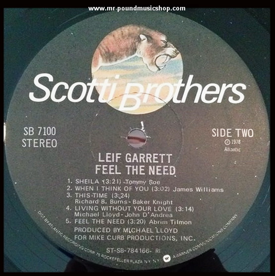 Leif Garrett - Feel The Need