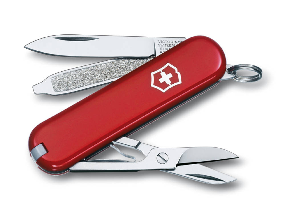 มีดพับเอนกประสงค์ Victorinox Classic SD, Red Handles (0.6223) แดง