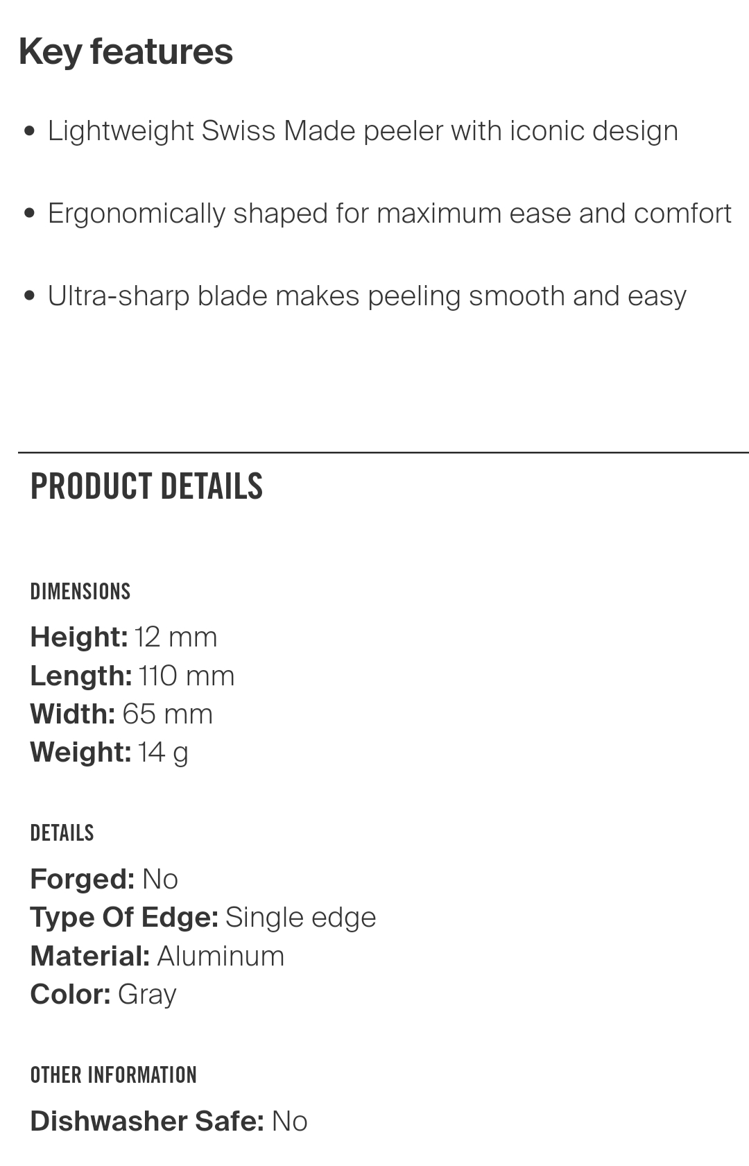 VICTORINOX PEELER "REX" ที่ปอกเปลือก....Made in Switzerland (6.0900)