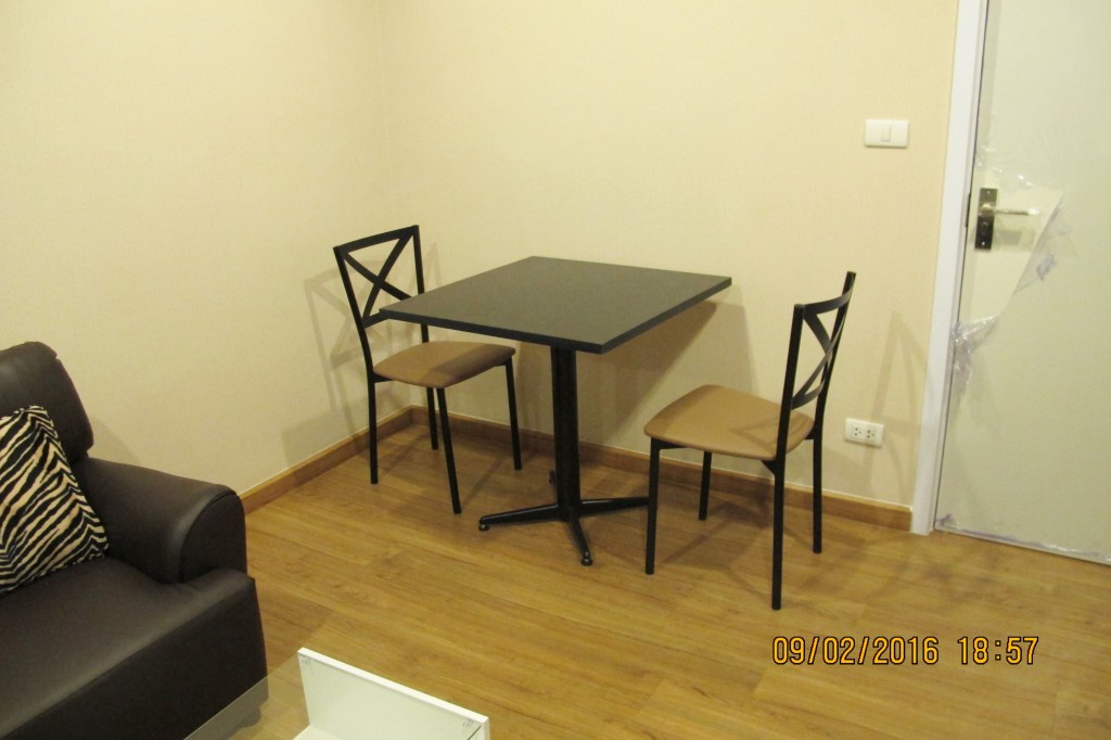 ให้เช่าคอนโดเดอะ ทรี อินเตอร์เชนจ์ (The Tree Interchange) 1 ห้องนอน ขนาด 36 ตร.ม. ชั้น 18 ทิศใต้ วิวแม่น้ำ