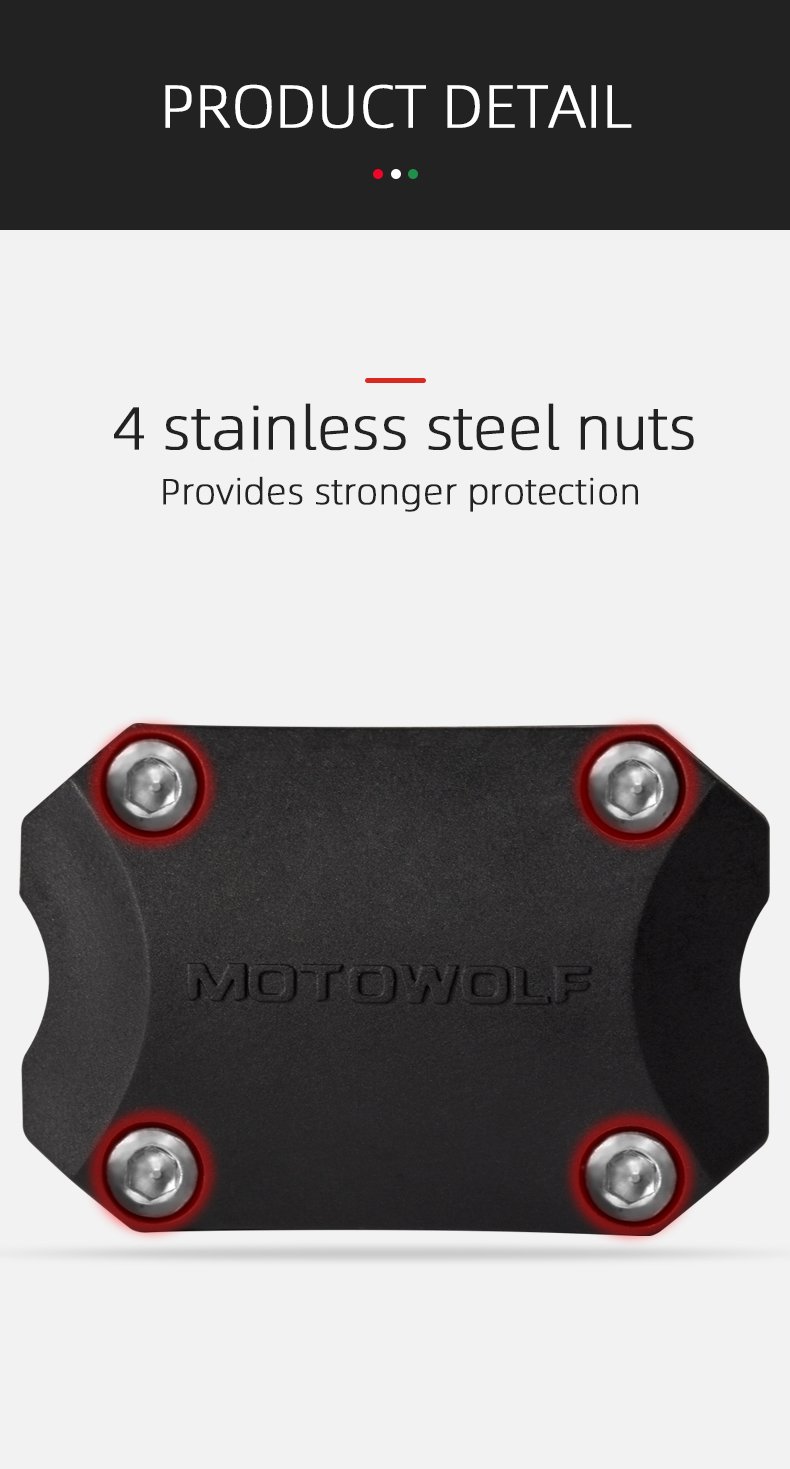 MOTOWOLF MDL 3701 - ประกับ กันล้มแคชบาร์ กันรอยแคชบาร์ ของแท้ 100%