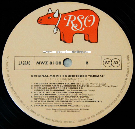 Various Artists - Grease (The Original Soundtrack From The Motion Picture)