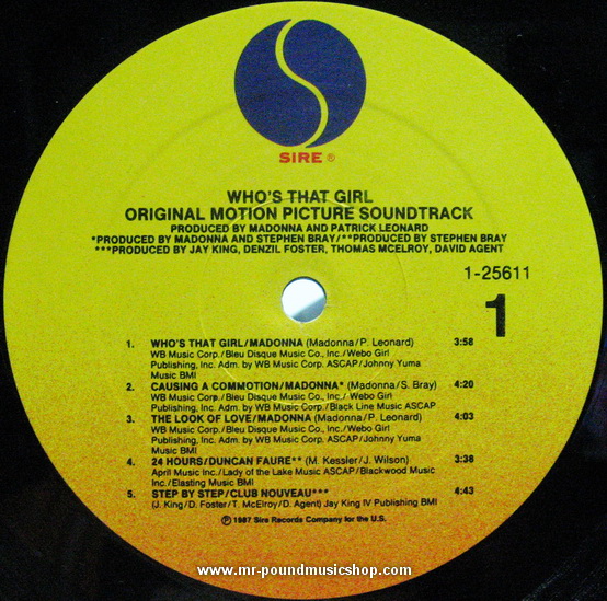 Madonna - Who's That Girl (Original Motion Picture Soundtrack)